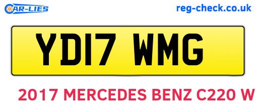YD17WMG are the vehicle registration plates.