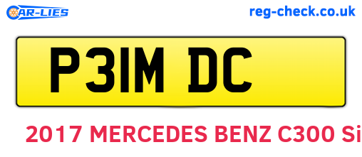 P31MDC are the vehicle registration plates.