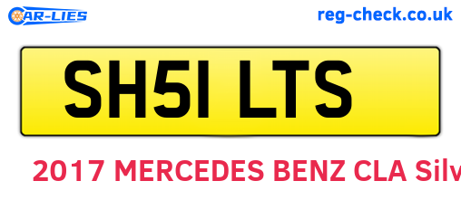SH51LTS are the vehicle registration plates.