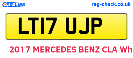 LT17UJP are the vehicle registration plates.