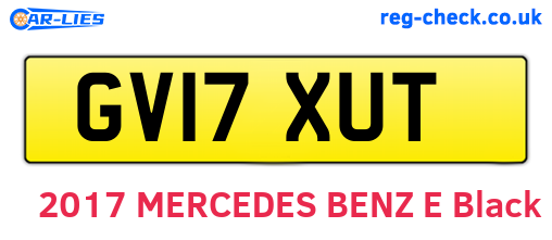 GV17XUT are the vehicle registration plates.