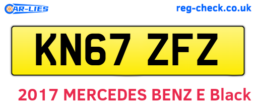 KN67ZFZ are the vehicle registration plates.
