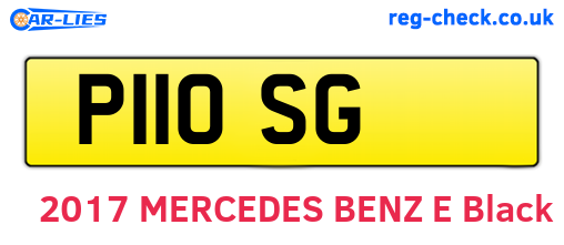 P11OSG are the vehicle registration plates.