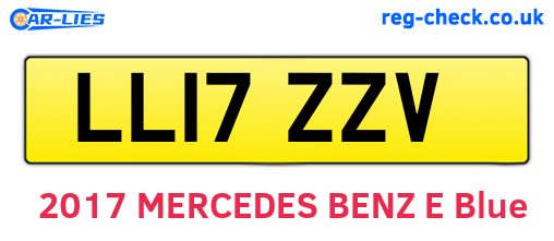 LL17ZZV are the vehicle registration plates.