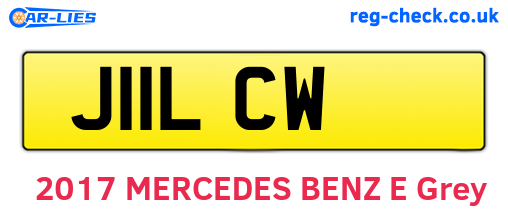 J11LCW are the vehicle registration plates.