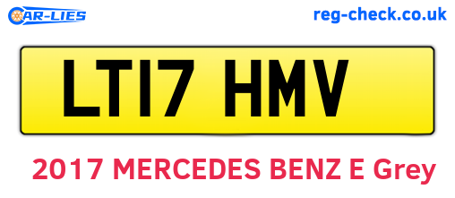 LT17HMV are the vehicle registration plates.