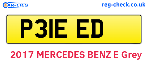 P31EED are the vehicle registration plates.