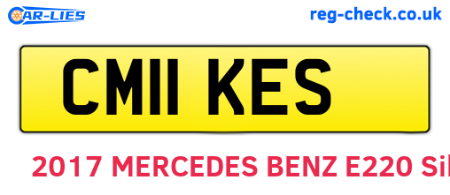CM11KES are the vehicle registration plates.