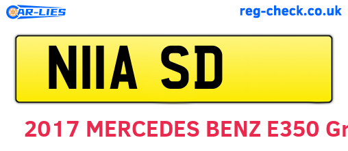 N11ASD are the vehicle registration plates.