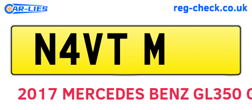 N4VTM are the vehicle registration plates.