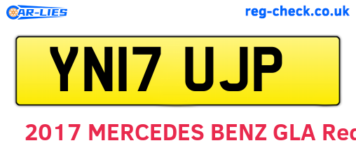 YN17UJP are the vehicle registration plates.