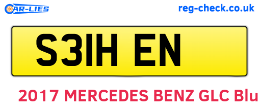 S31HEN are the vehicle registration plates.