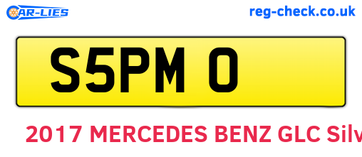 S5PMO are the vehicle registration plates.