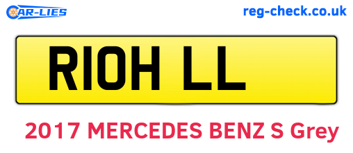 R10HLL are the vehicle registration plates.