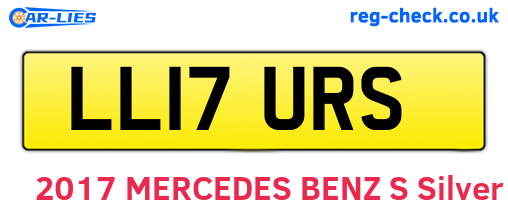 LL17URS are the vehicle registration plates.