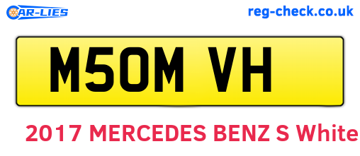 M50MVH are the vehicle registration plates.