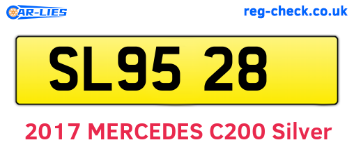 SL9528 are the vehicle registration plates.