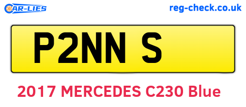 P2NNS are the vehicle registration plates.