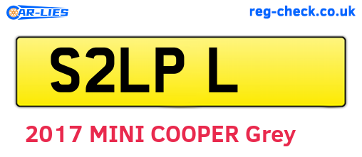 S2LPL are the vehicle registration plates.