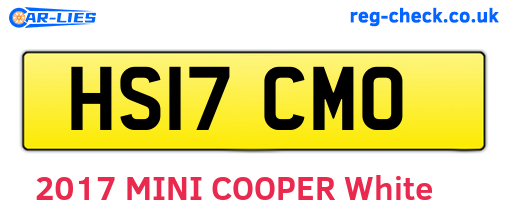 HS17CMO are the vehicle registration plates.