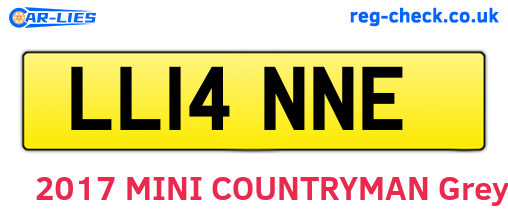 LL14NNE are the vehicle registration plates.