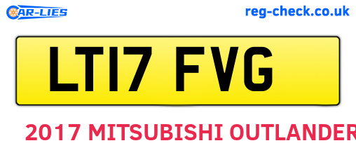 LT17FVG are the vehicle registration plates.