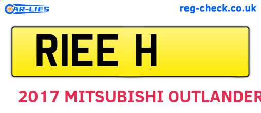 R1EEH are the vehicle registration plates.