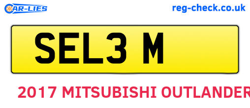 SEL3M are the vehicle registration plates.