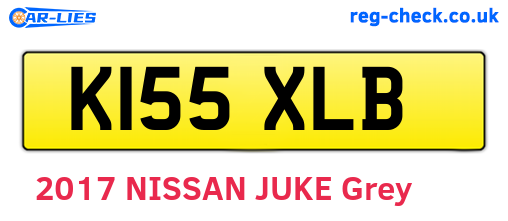 K155XLB are the vehicle registration plates.