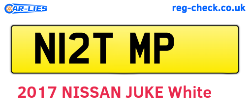 N12TMP are the vehicle registration plates.