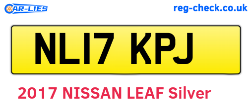 NL17KPJ are the vehicle registration plates.