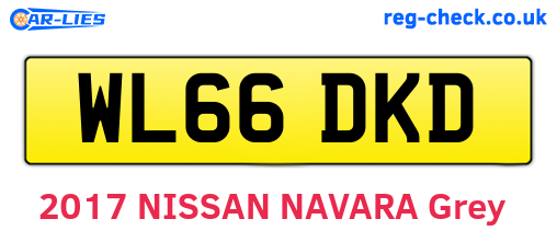 WL66DKD are the vehicle registration plates.