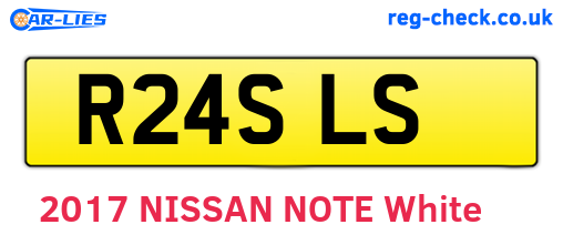 R24SLS are the vehicle registration plates.
