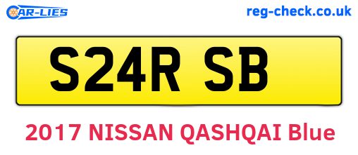 S24RSB are the vehicle registration plates.