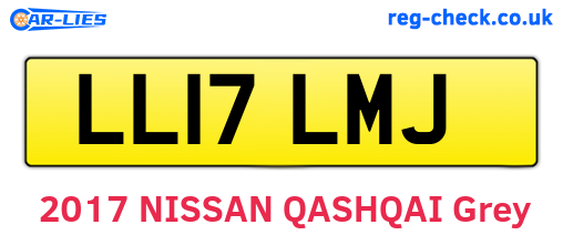 LL17LMJ are the vehicle registration plates.