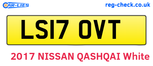 LS17OVT are the vehicle registration plates.