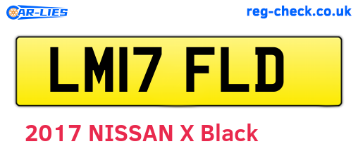 LM17FLD are the vehicle registration plates.