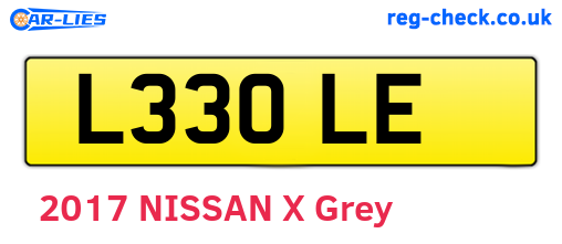 L33OLE are the vehicle registration plates.