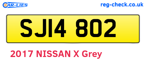 SJI4802 are the vehicle registration plates.