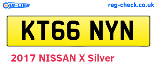 KT66NYN are the vehicle registration plates.