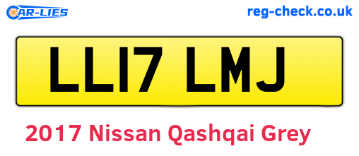Grey 2017 Nissan Qashqai (LL17LMJ)