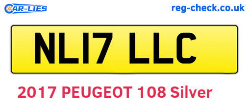 NL17LLC are the vehicle registration plates.