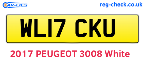 WL17CKU are the vehicle registration plates.