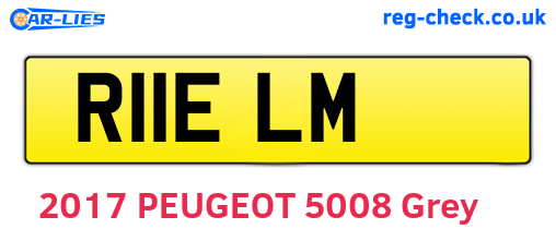 R11ELM are the vehicle registration plates.