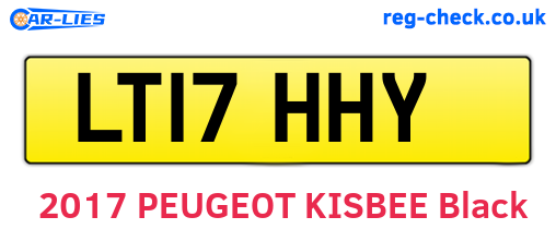 LT17HHY are the vehicle registration plates.