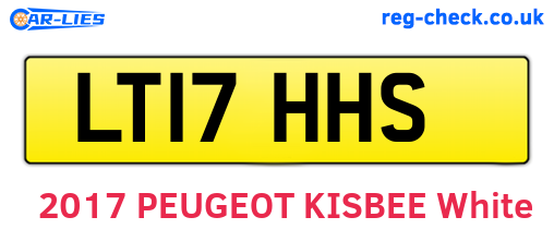 LT17HHS are the vehicle registration plates.