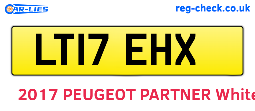 LT17EHX are the vehicle registration plates.