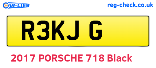 R3KJG are the vehicle registration plates.