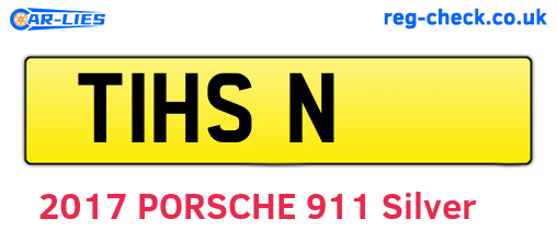 T1HSN are the vehicle registration plates.