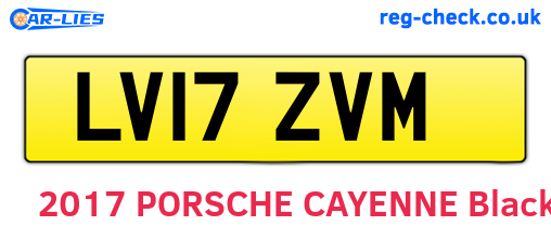 LV17ZVM are the vehicle registration plates.